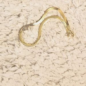 - New 14k gold 8 inch bracelet/ankle bracelet